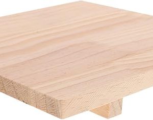 ARTIBETTER Clay Board Wooden Mat Mud Board Clay Sculpture Ceramic Pottery Craft Tool for Shaping Sculpting Modelling 24X24cm