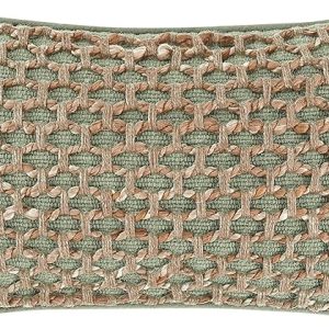 Boho Living Jada Decorative Throw, Includes Accent, Premium Woven Design, Living Room Décor, (1) 12" x 20" Pillow Cover with Insert, Sage Green