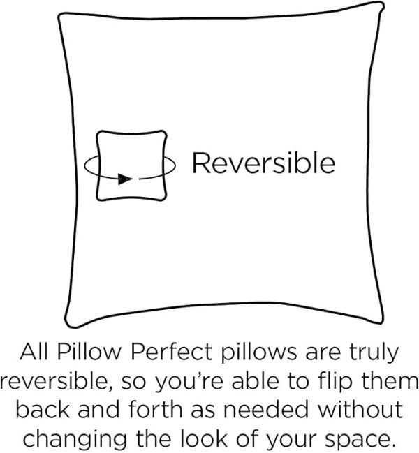 Pillow Perfect Bright Floral Throw Pillow, Lumbar - 11.5" x 18.5", Pink Gardenia Bloom 2 Count - Image 4