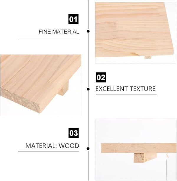 ARTIBETTER Clay Board Wooden Mat Mud Board Clay Sculpture Ceramic Pottery Craft Tool for Shaping Sculpting Modelling 24X24cm - Image 3